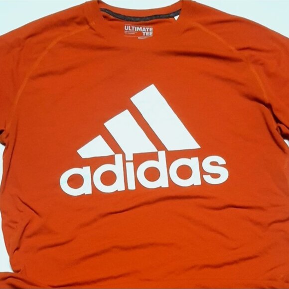adidas Men's Go-to-Performance Burnt Orange Short Sleeve Tee - Picture 3 of 5